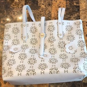 Charming Charlie floral large handbag